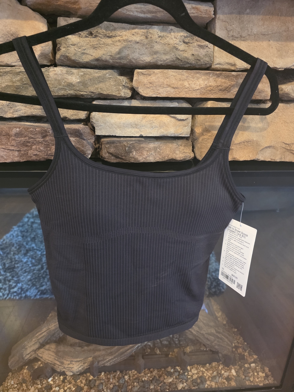 Ebb to Street Cropped Tank B/C Ribbed Crop Tank Size 10 NWT